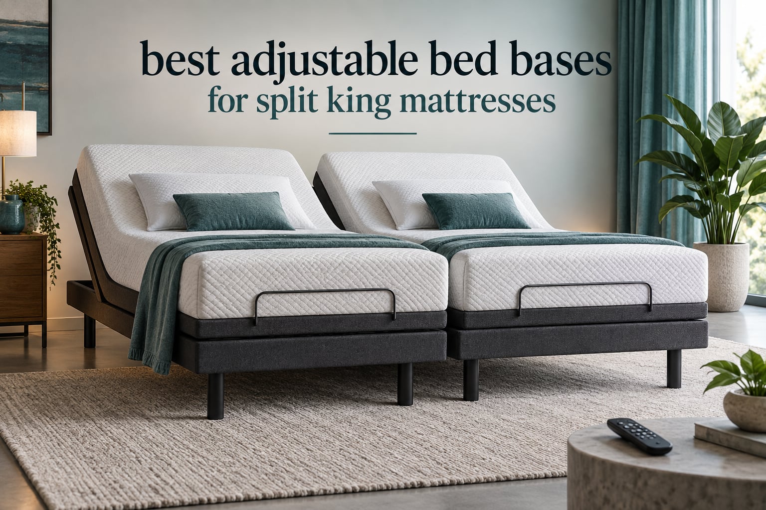 best adjustable bed bases for split king mattresses