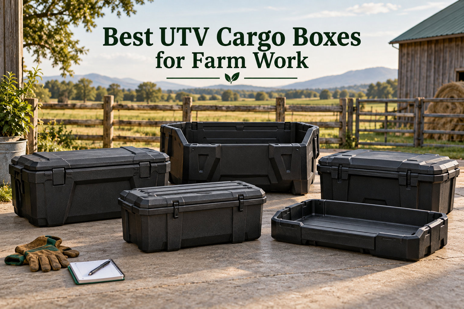 Best UTV Cargo Boxes for Farm Work