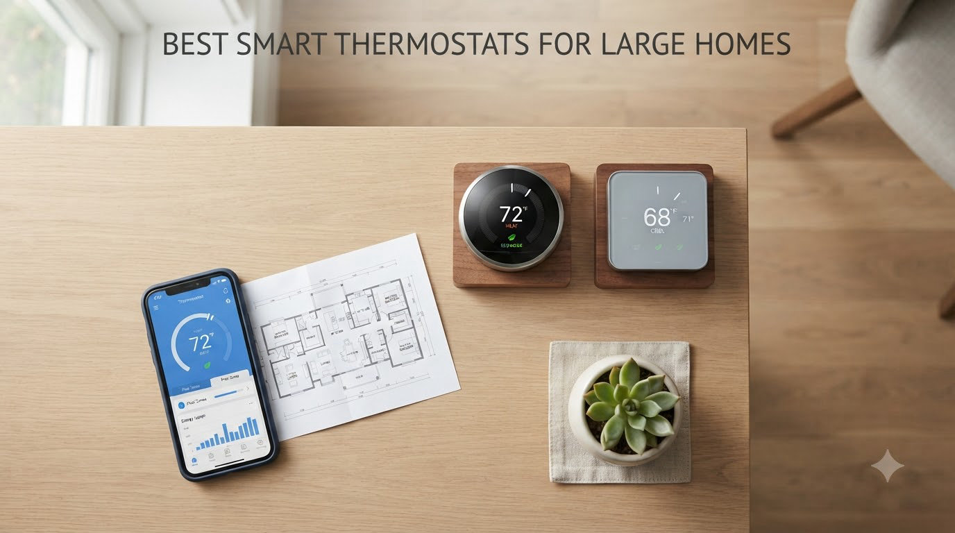 best smart thermostats for large homes