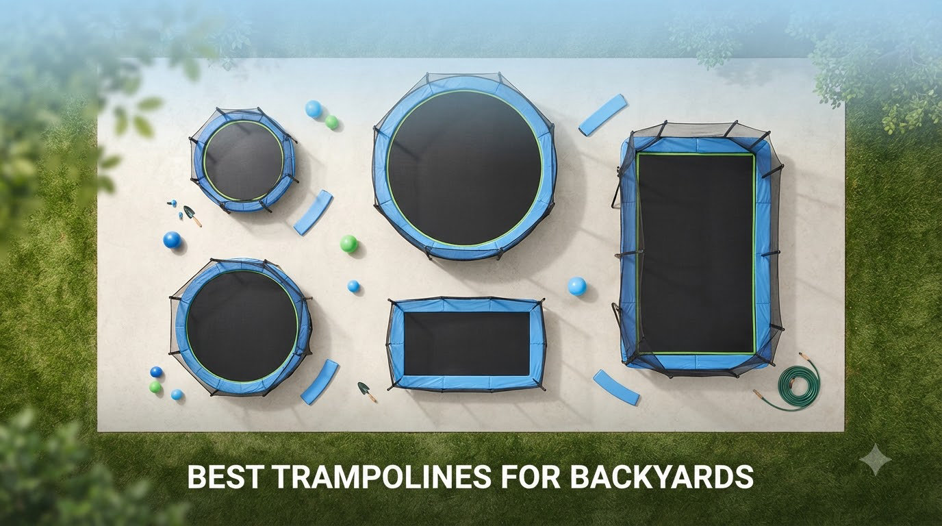 best trampolines for backyards