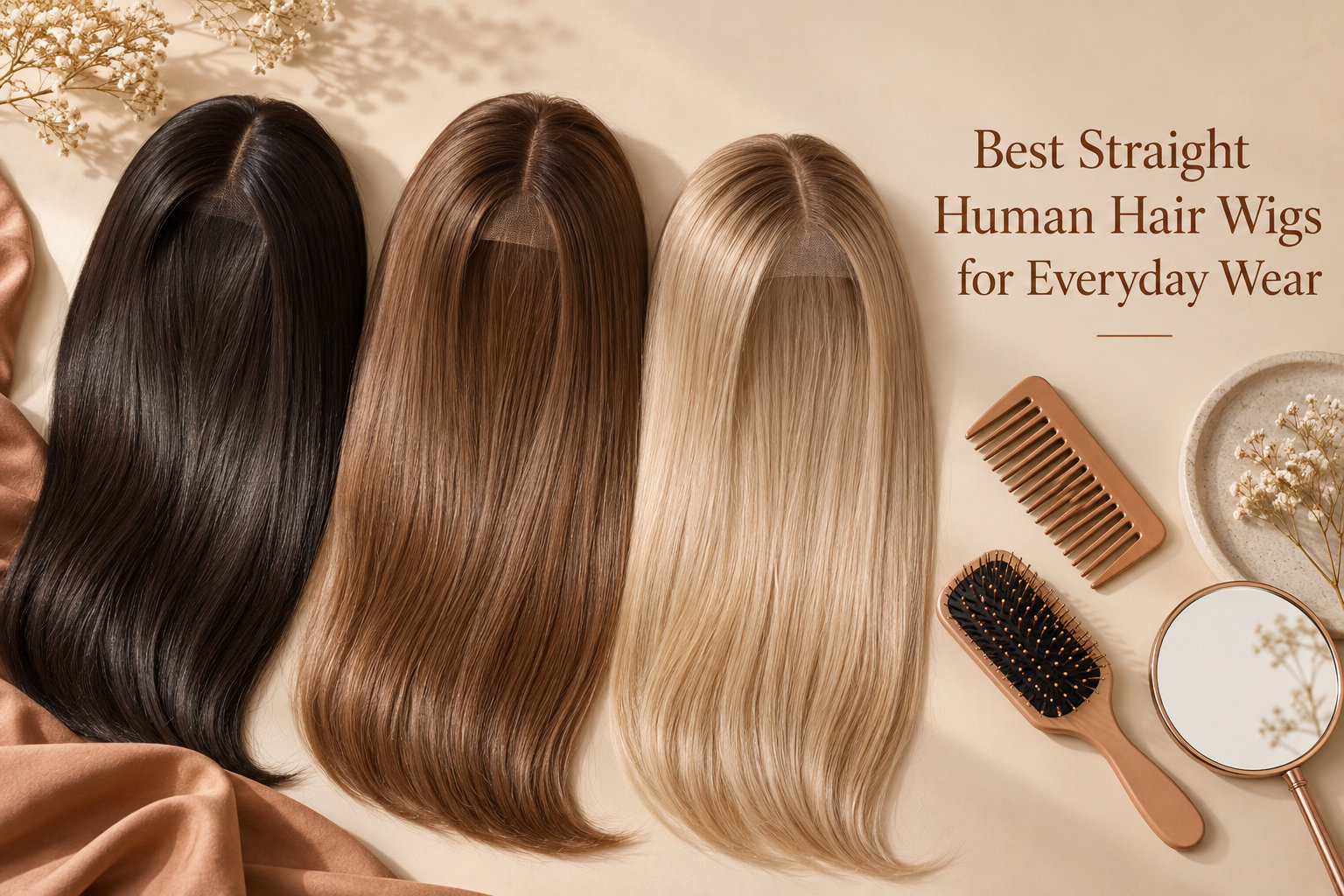 Best Straight Human Hair Wigs for Everyday Wear