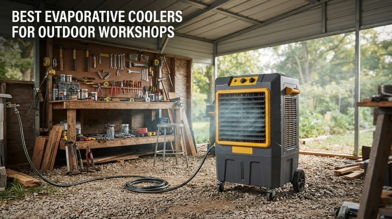 best evaporative coolers for outdoor workshops