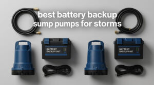 best battery backup sump pumps for storms