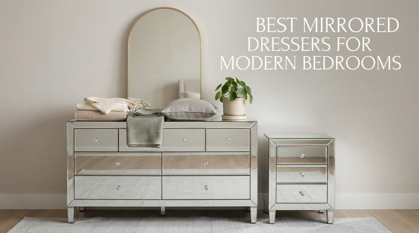best mirrored dressers for modern bedrooms