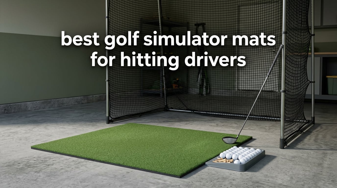 best golf simulator mats for hitting drivers