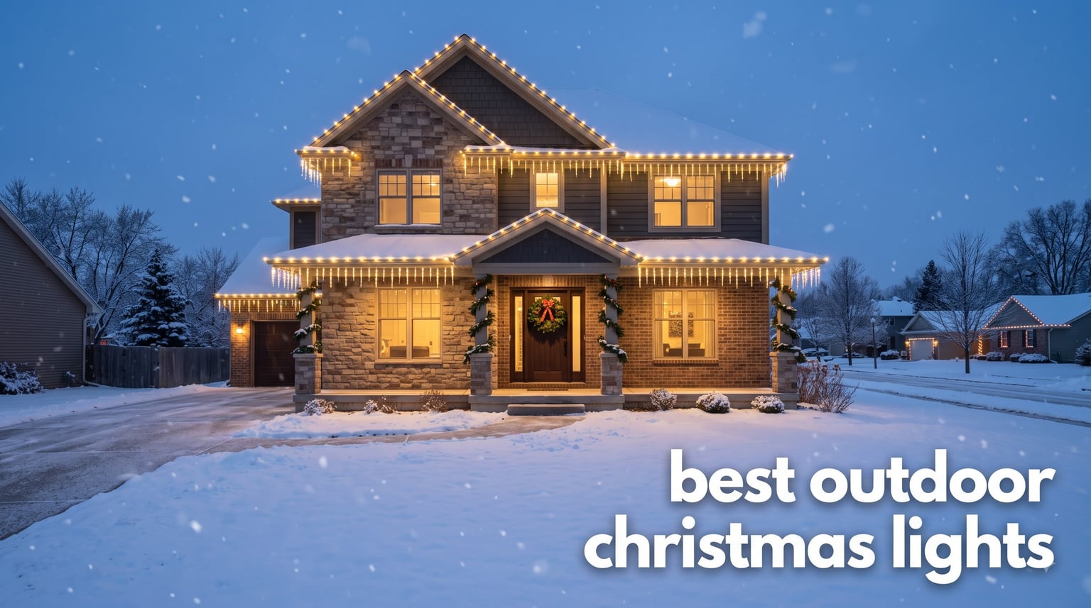 best outdoor christmas lights