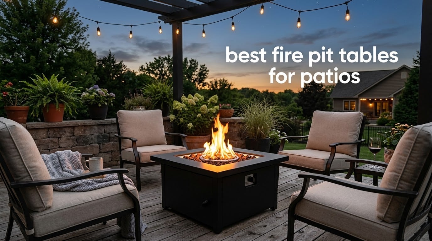 best fire pit tables for patios