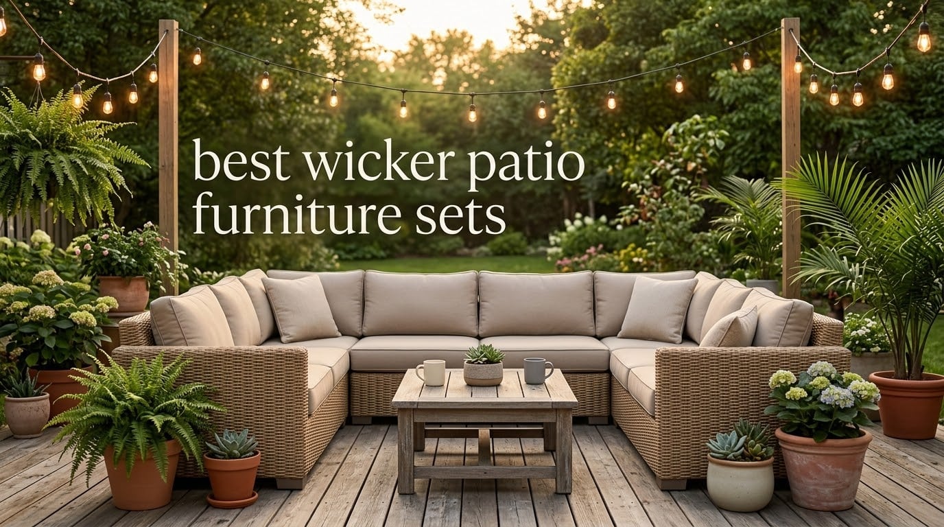 best wicker patio furniture sets