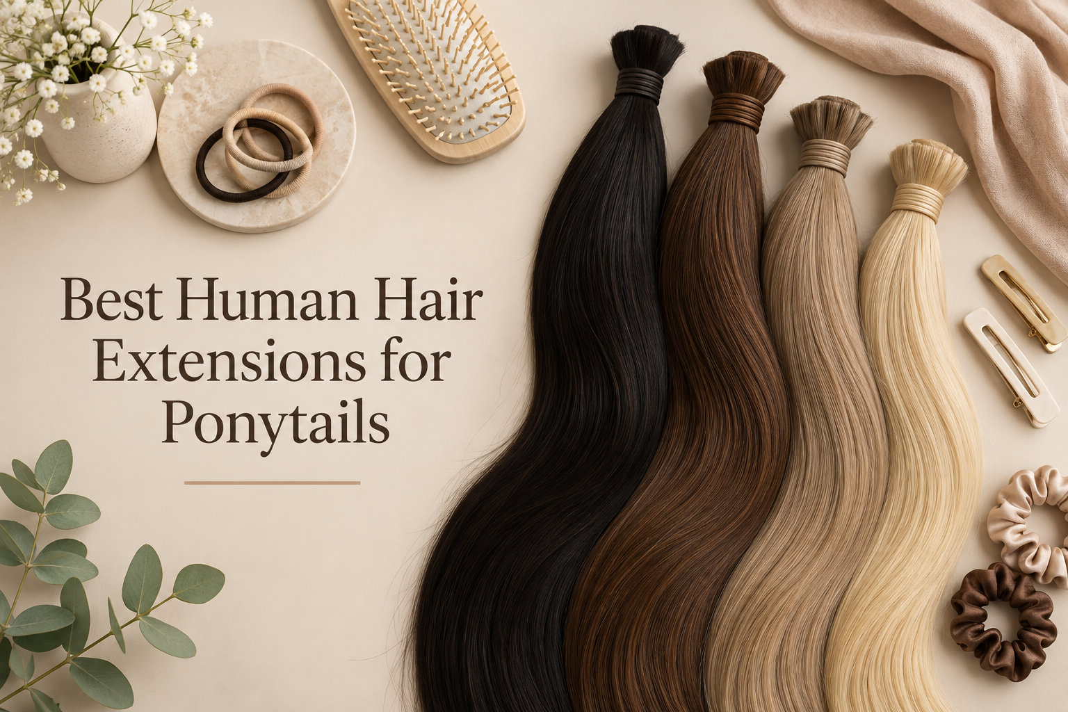 Best Human Hair Extensions for Ponytails