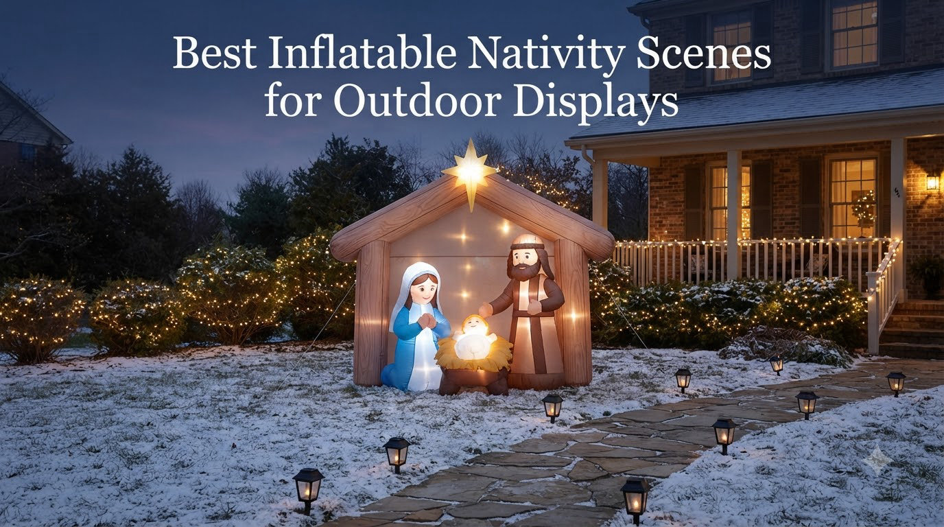 Best Inflatable Nativity Scenes for Outdoor Displays