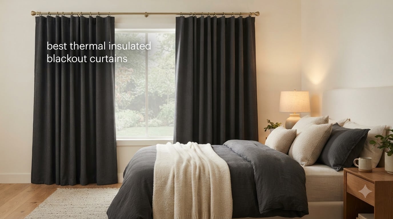 best thermal insulated blackout curtains