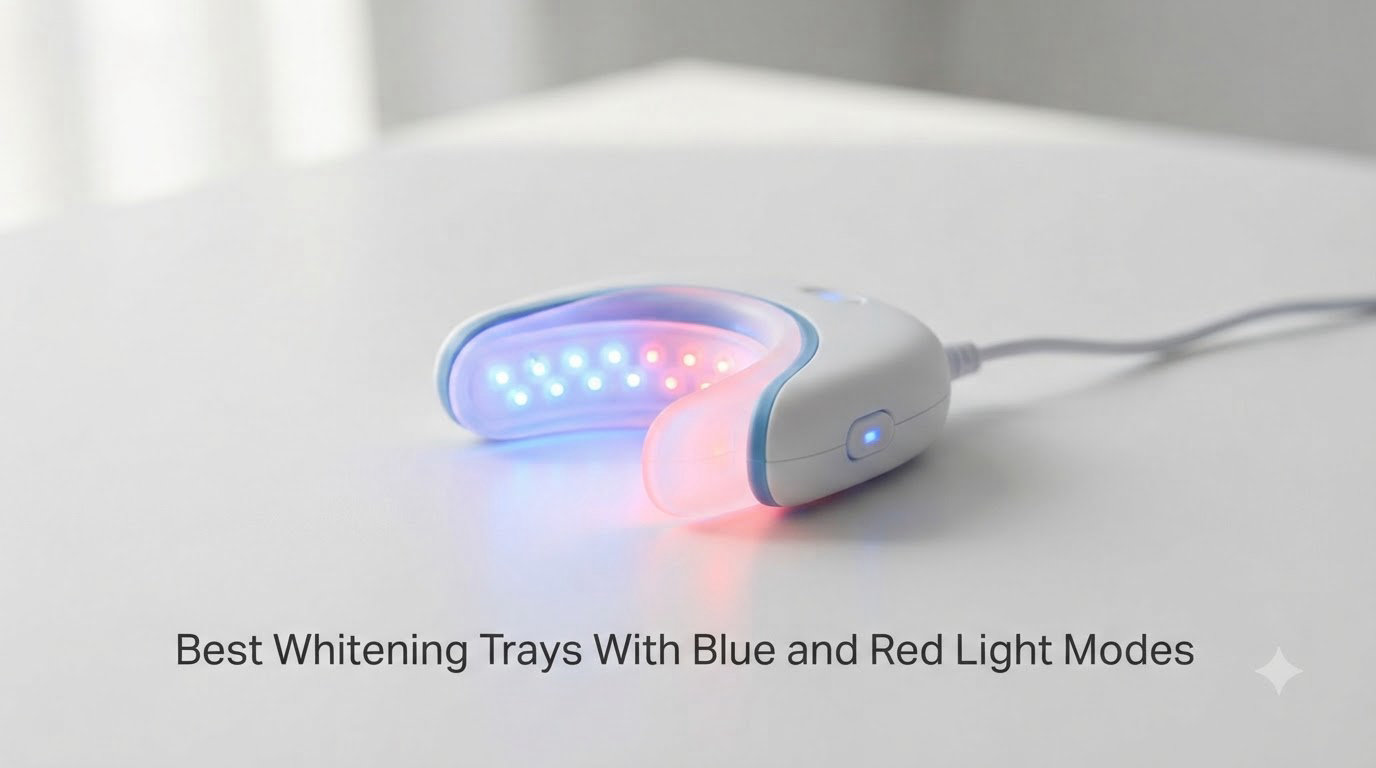Best Whitening Trays With Blue and Red Light Modes