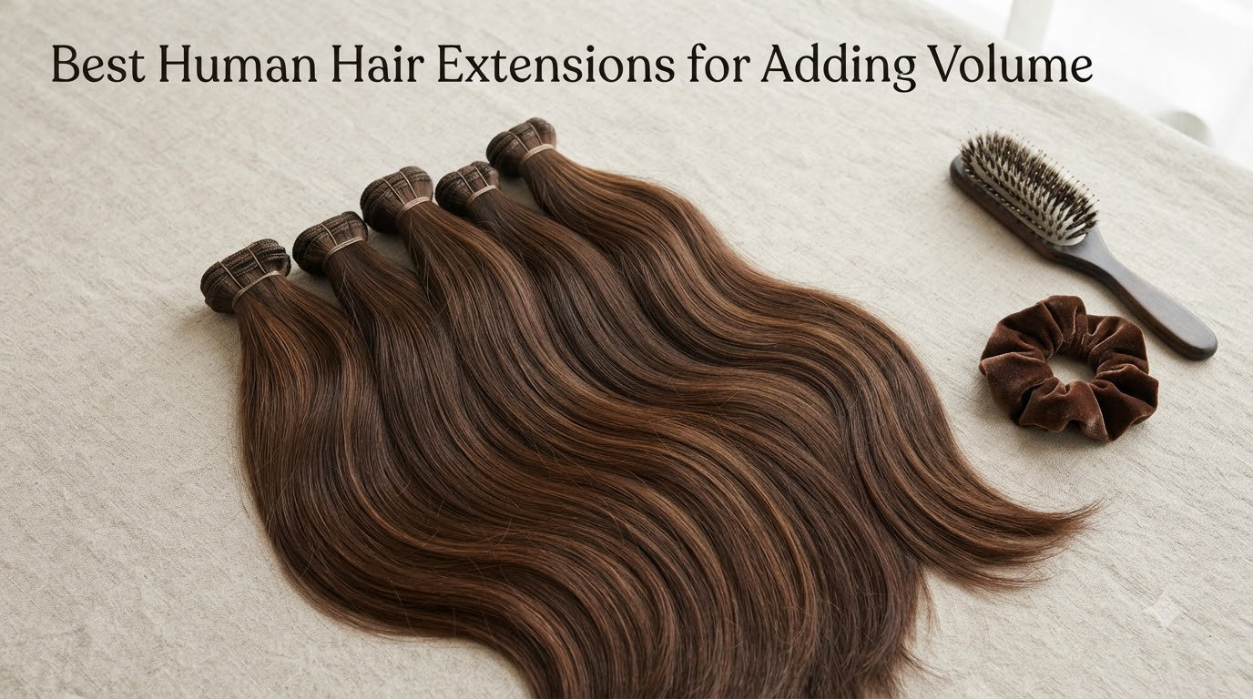 Best Human Hair Extensions for Adding Volume