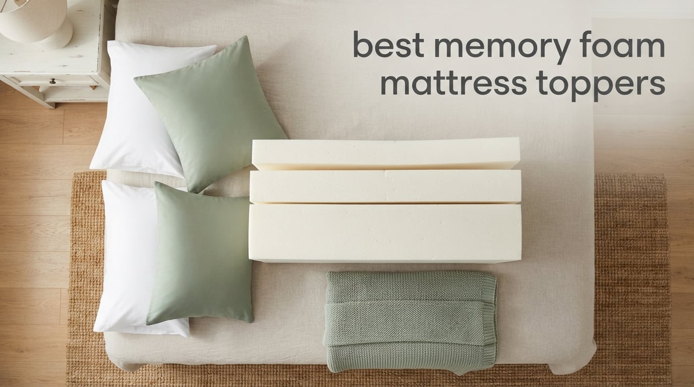 best memory foam mattress toppers