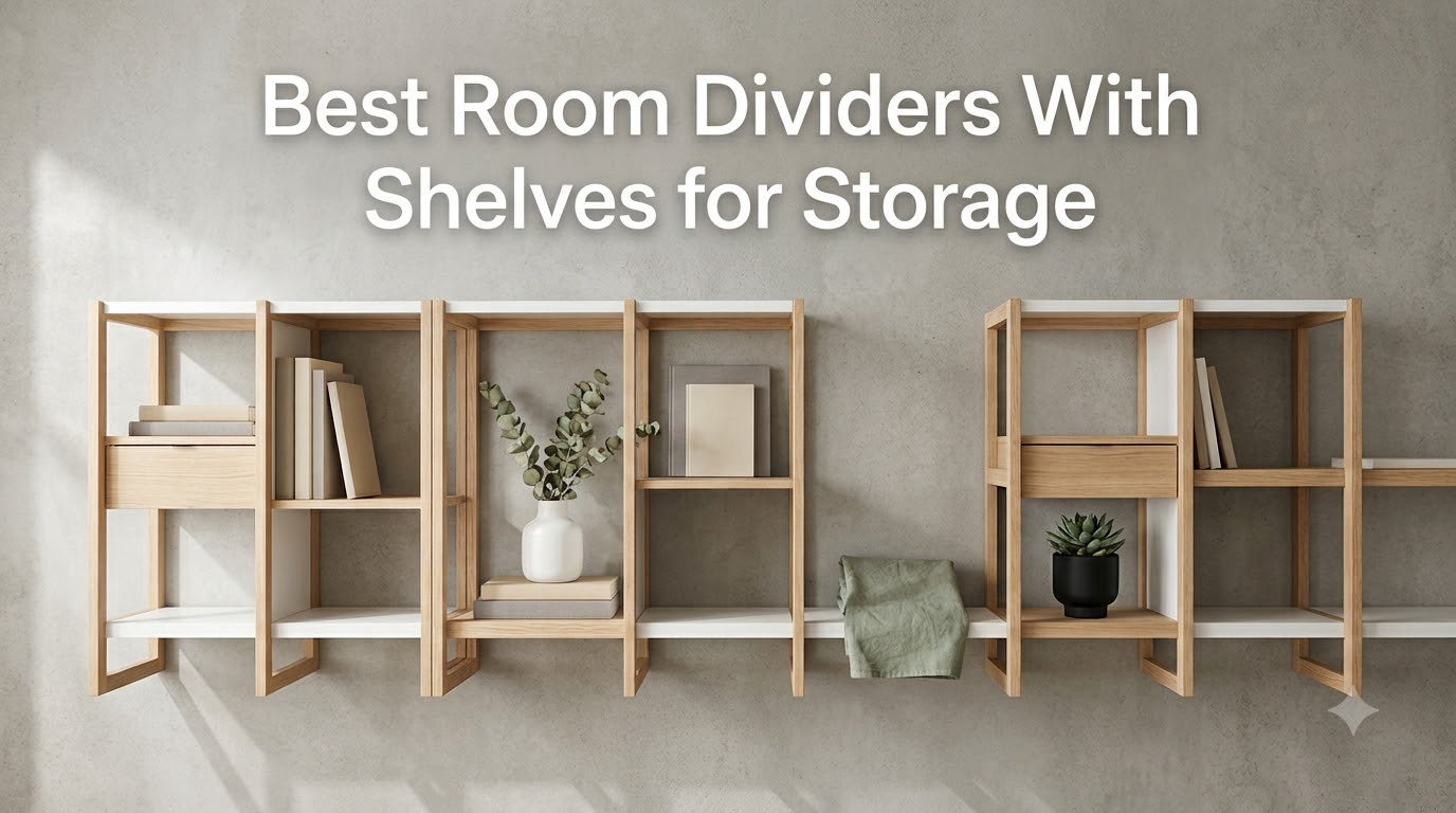 Best Room Dividers With Shelves for Storage