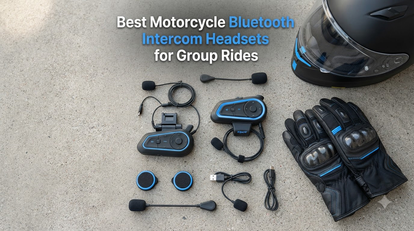Best Motorcycle Bluetooth Intercom Headsets for Group Rides