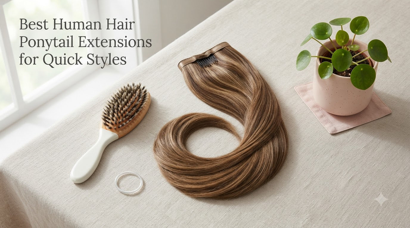 Best Human Hair Ponytail Extensions for Quick Styles