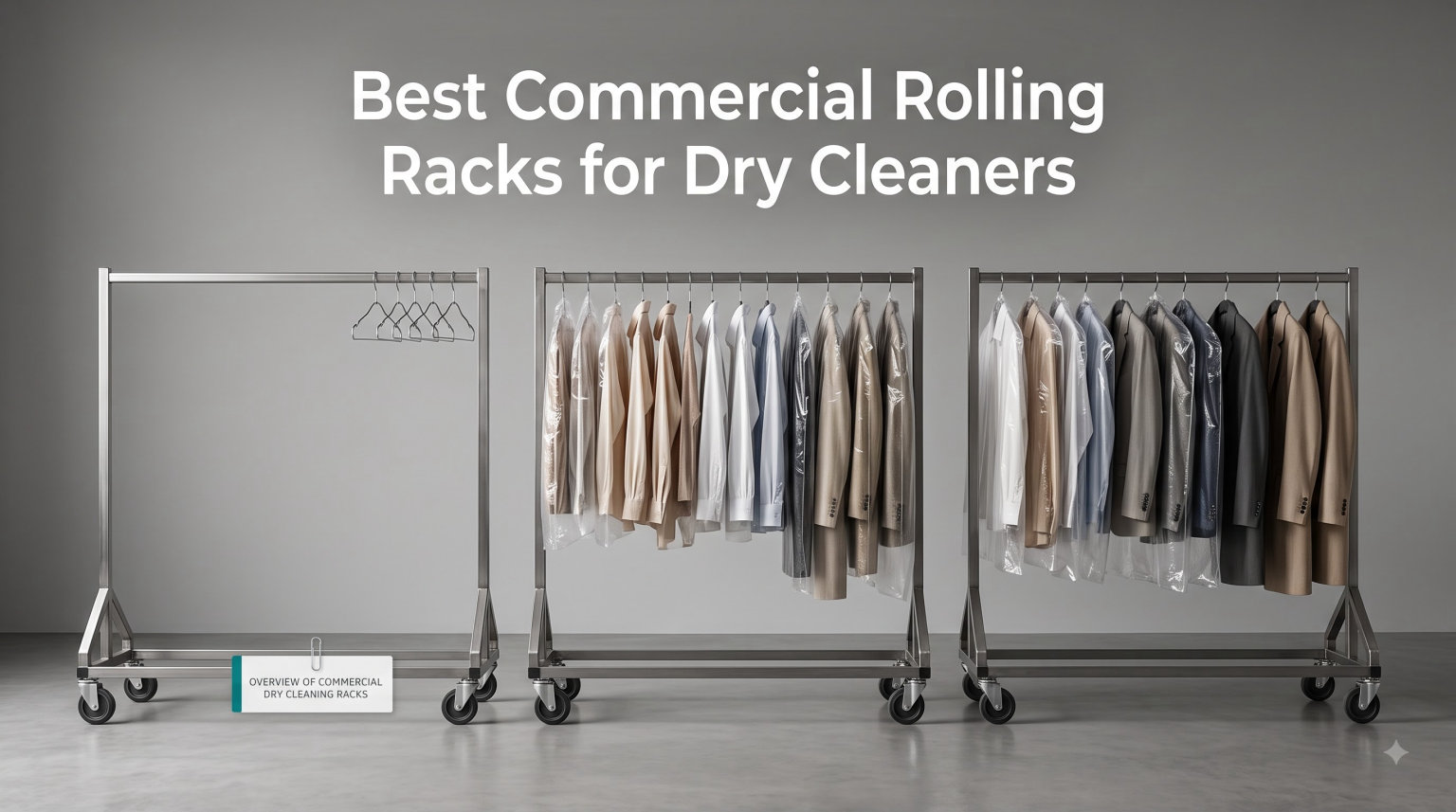 Best Commercial Rolling Racks for Dry Cleaners