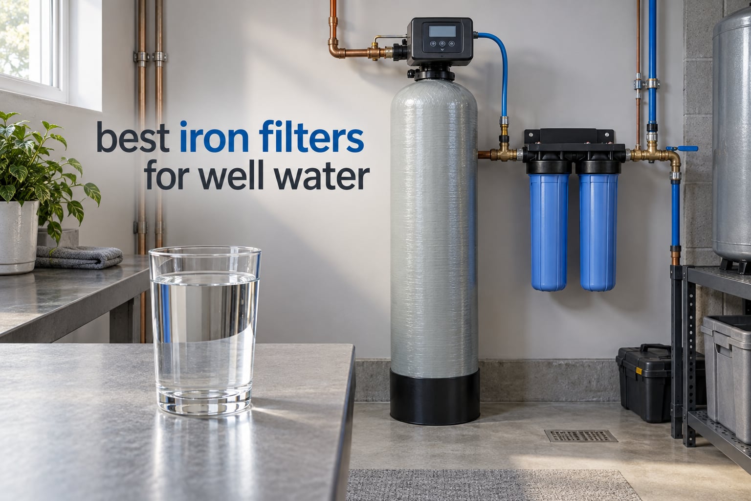 best iron filters for well water