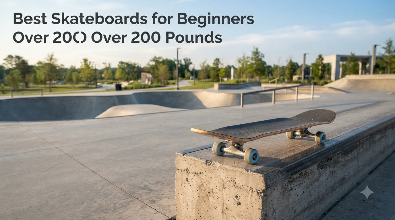 Best Skateboards for Beginners Over 200 Pounds