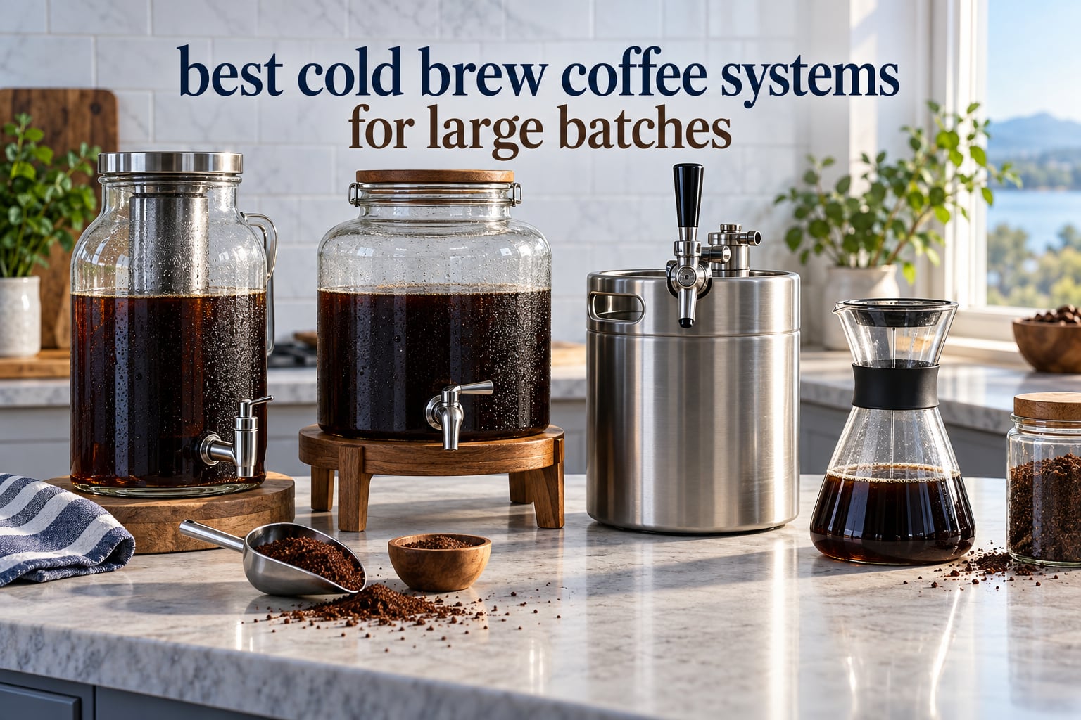 best cold brew coffee systems for large batches