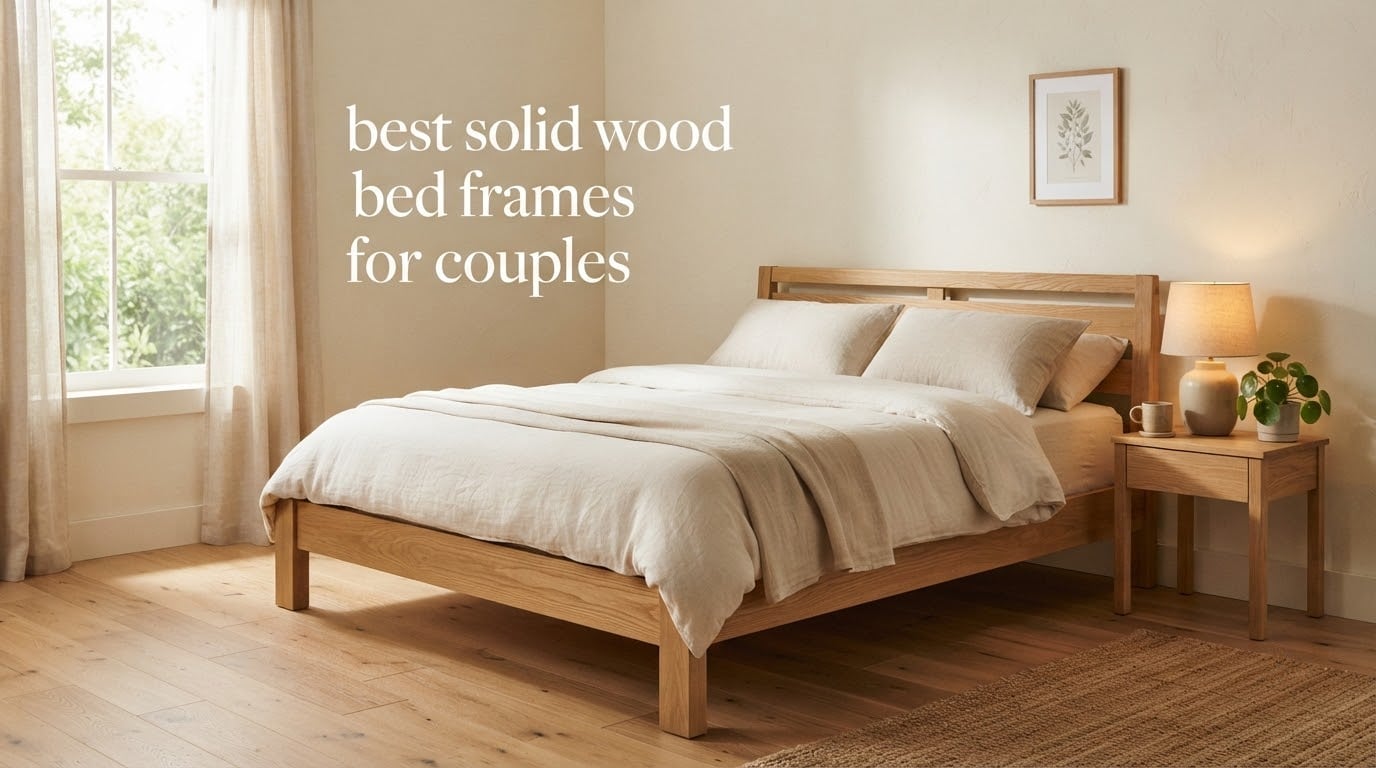best solid wood bed frames for couples