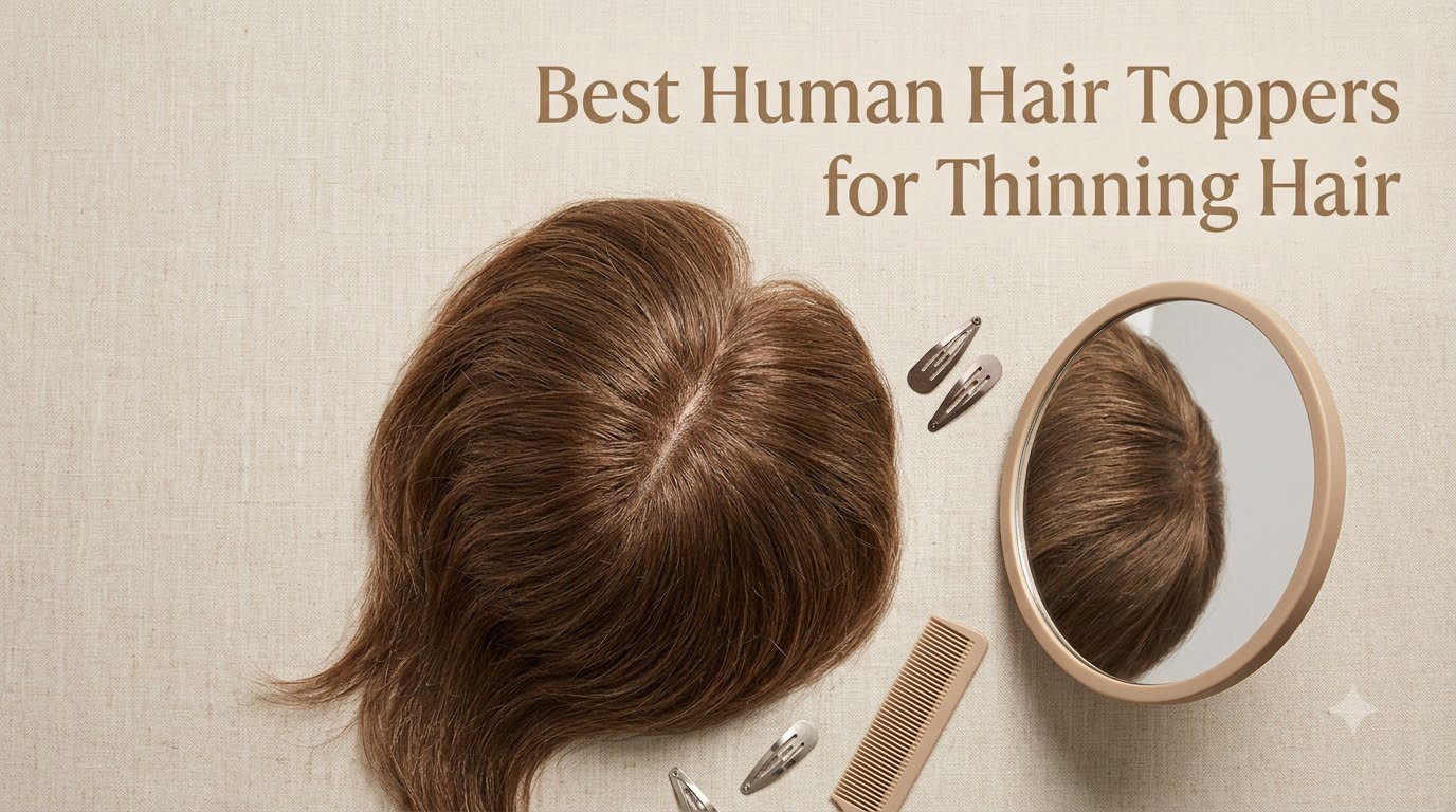 Best Human Hair Toppers for Thinning Hair