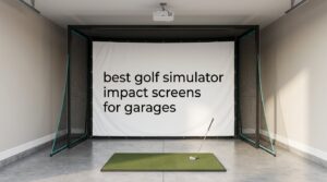 best golf simulator impact screens for garages
