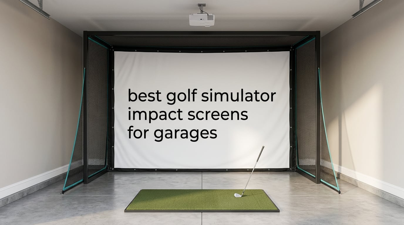 best golf simulator impact screens for garages