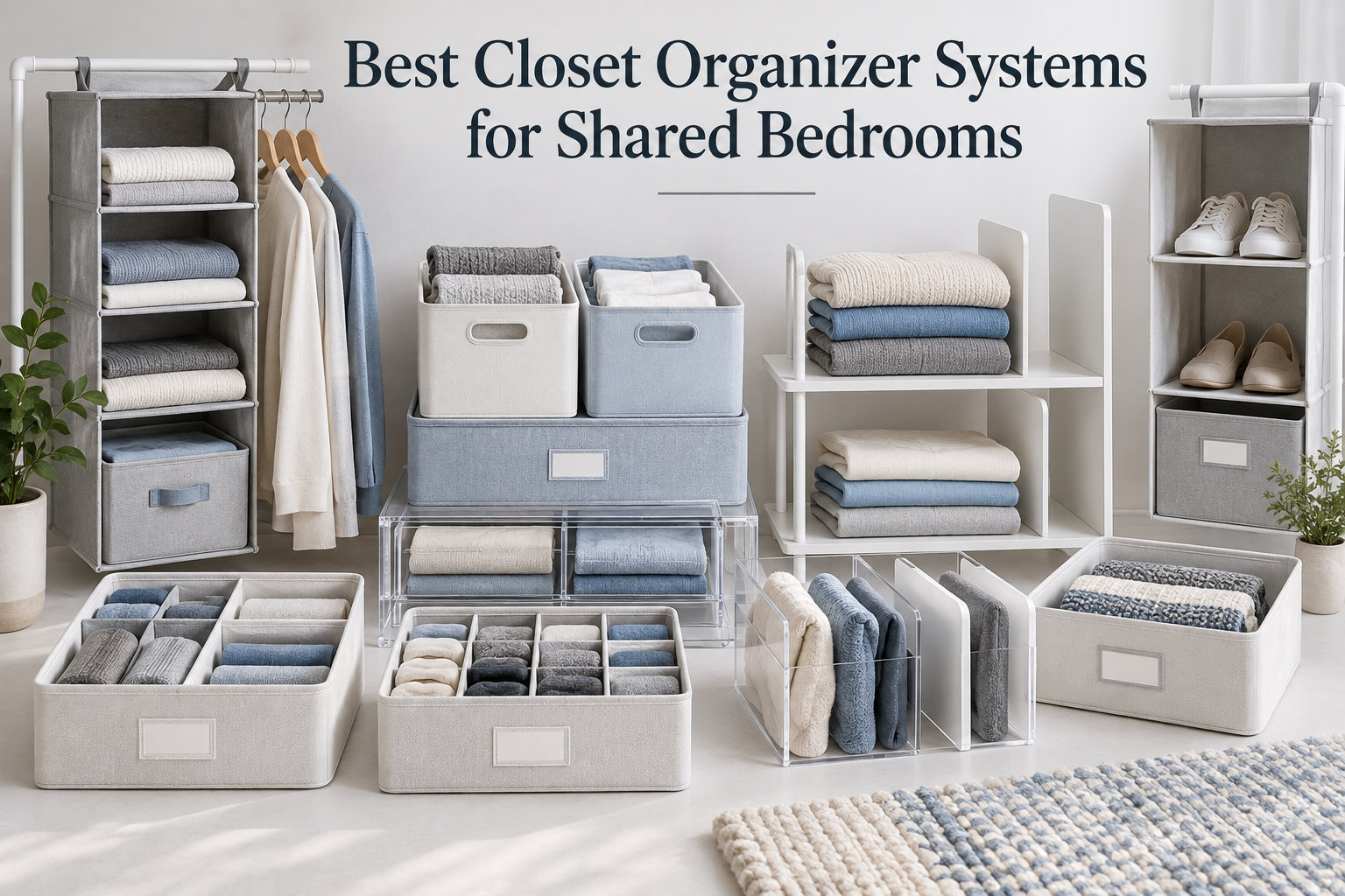 Best Closet Organizer Systems for Shared Bedrooms