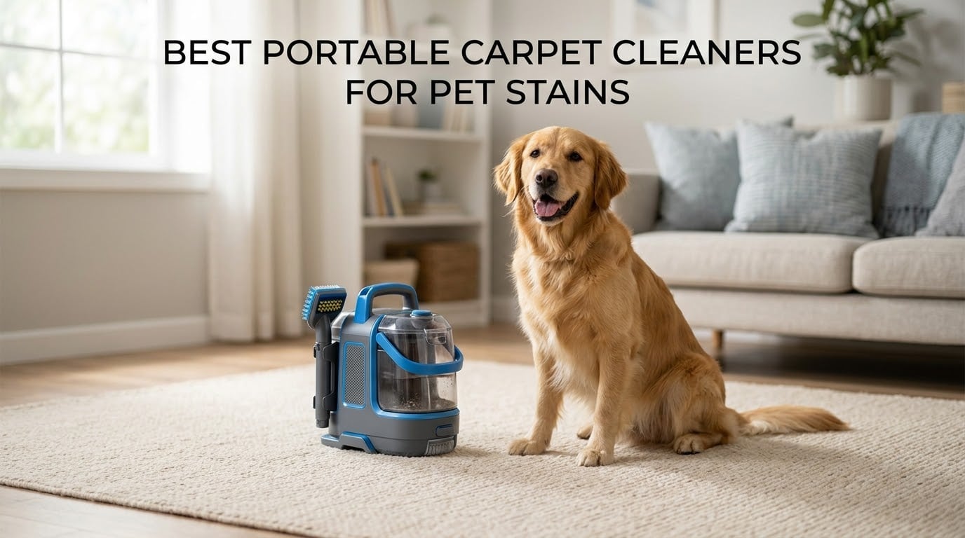 best portable carpet cleaners for pet stains