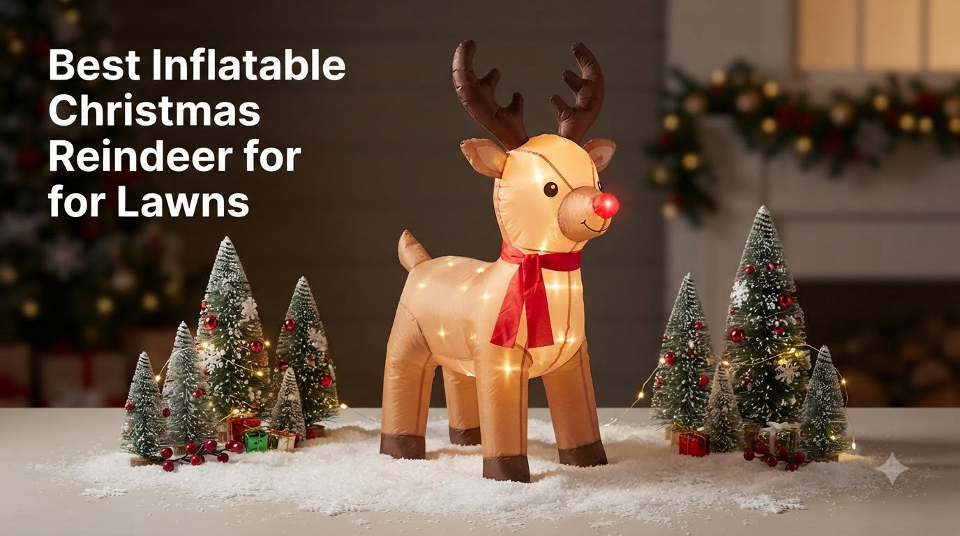 Best Inflatable Christmas Reindeer for Lawns