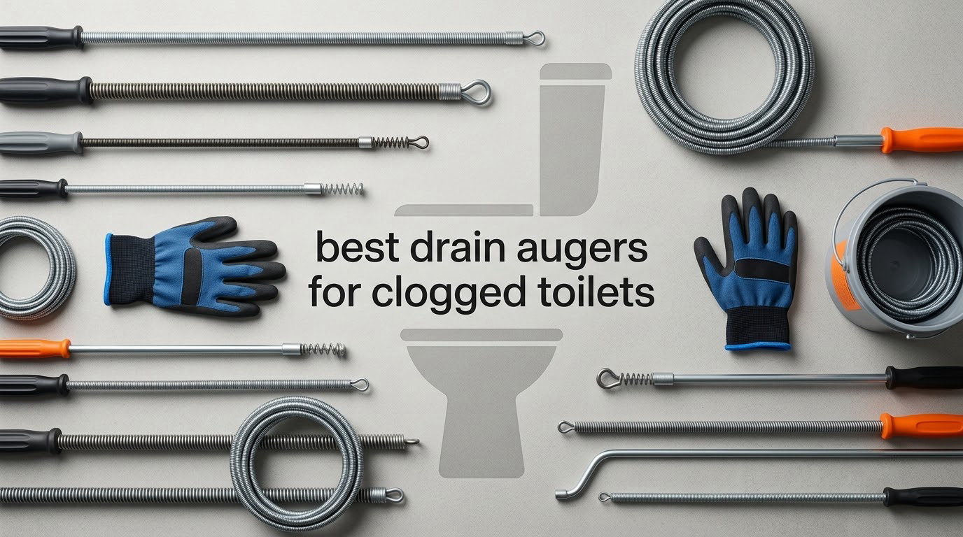 best drain augers for clogged toilets