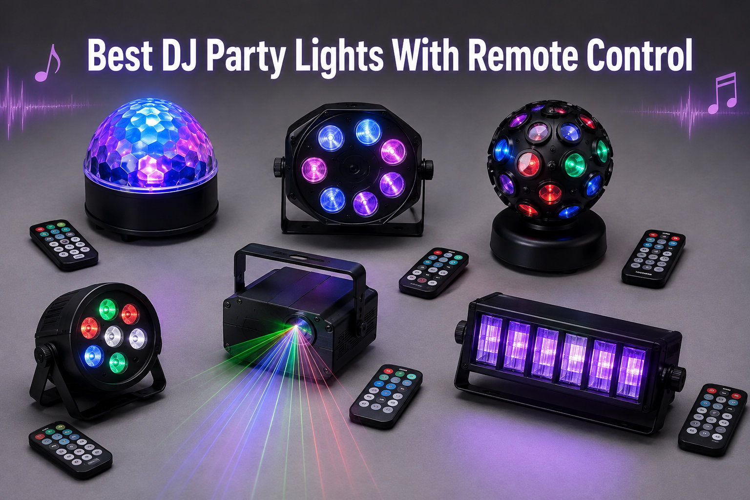 Best DJ Party Lights With Remote Control