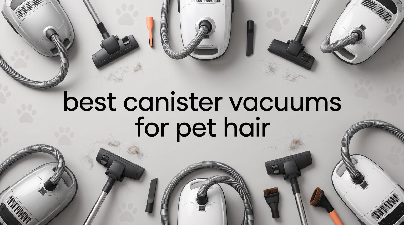 best canister vacuums for pet hair