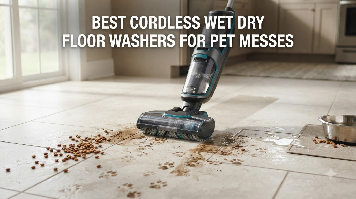 best cordless wet dry floor washers for pet messes