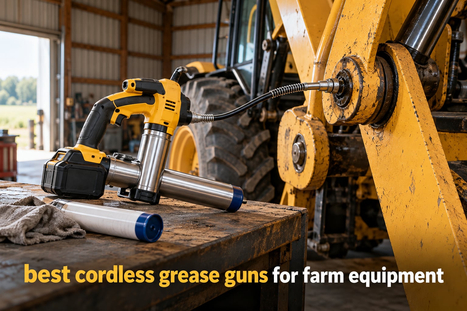 best cordless grease guns for farm equipment