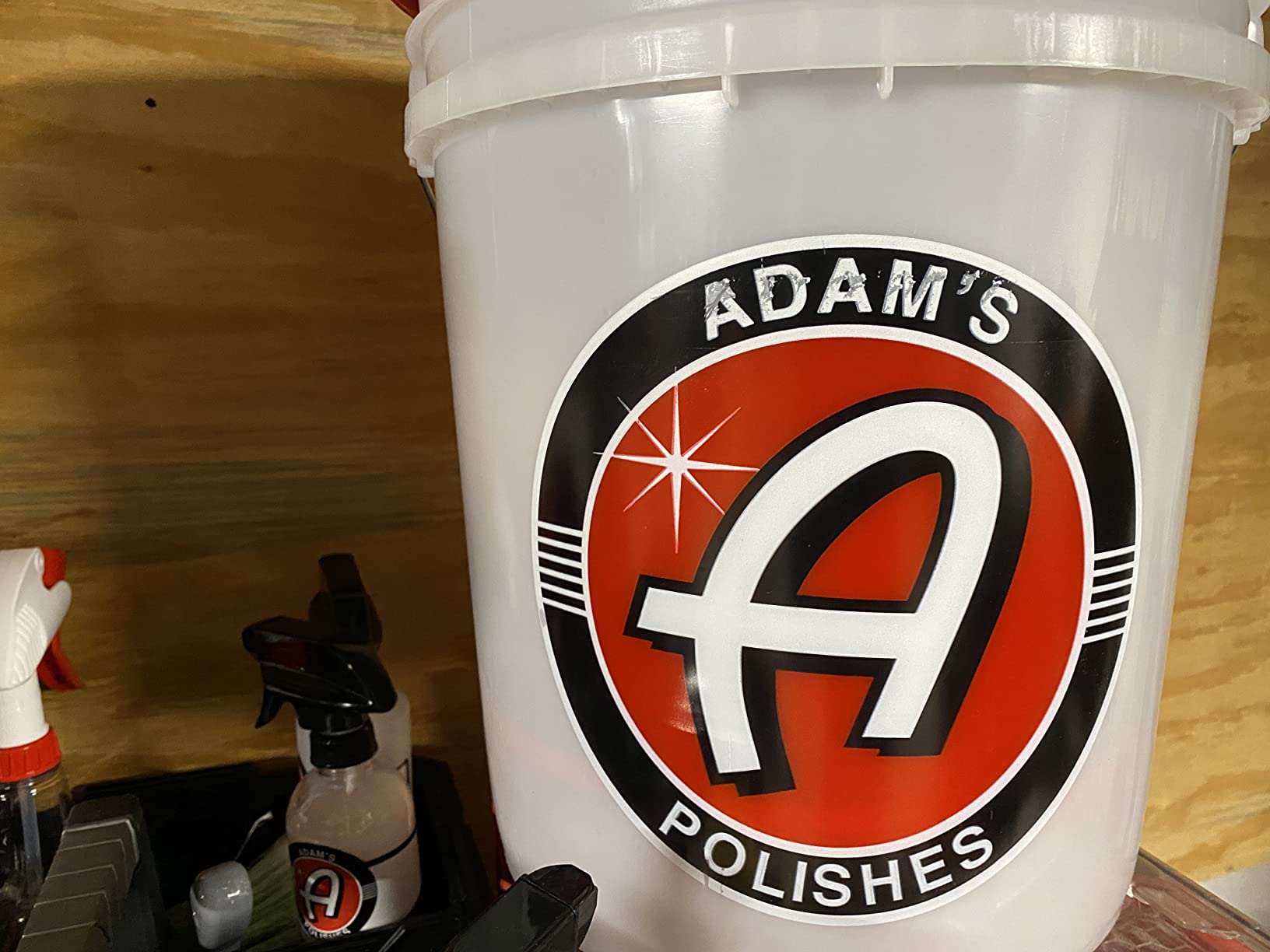 Adam's Polishes Car Wash Bucket (5 Gallon Bucket + Grit Guard + Gamma Seal Lid), Perfect Car Tool for Washing & Garage Storage, Stores Car Wash Soap, Foam Cannon, Foam Gun, Microfiber Towels & More customer photo 2