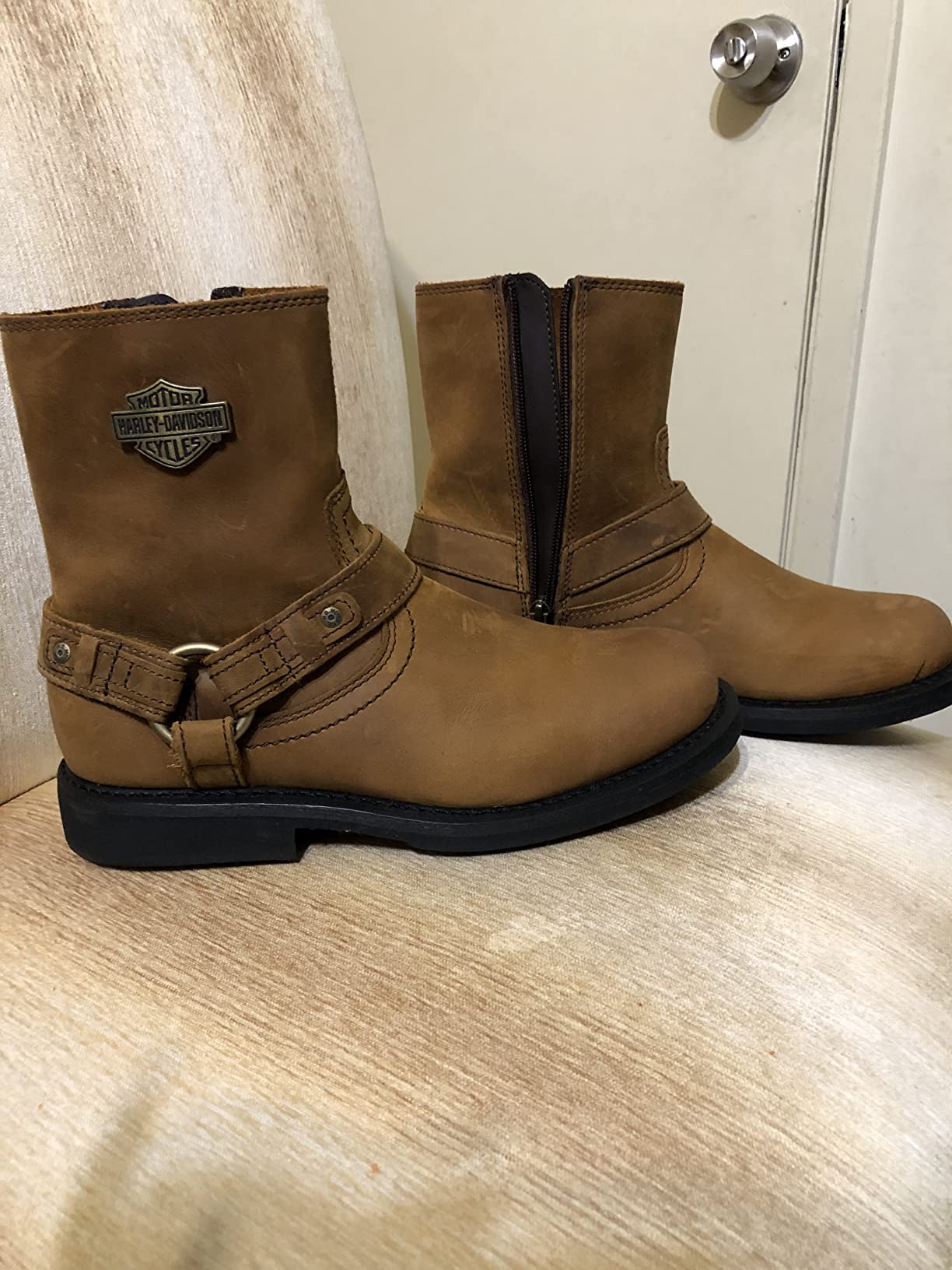 Harley-Davidson Footwear Mens Scout Leather Harness Riding Casual Boots Ankle customer photo 1