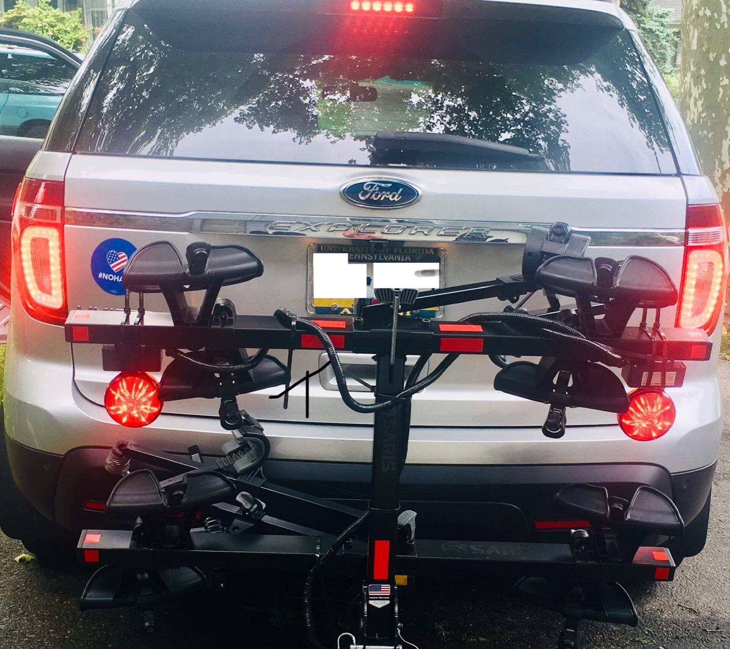 Saris Freedom Hitch Rack – Lightweight Platform Bike Carrier for Car, SUV & Truck – No Frame Contact, Anti-Wobble, E-Bike Compatible – 2 or 4 Bike customer photo 1