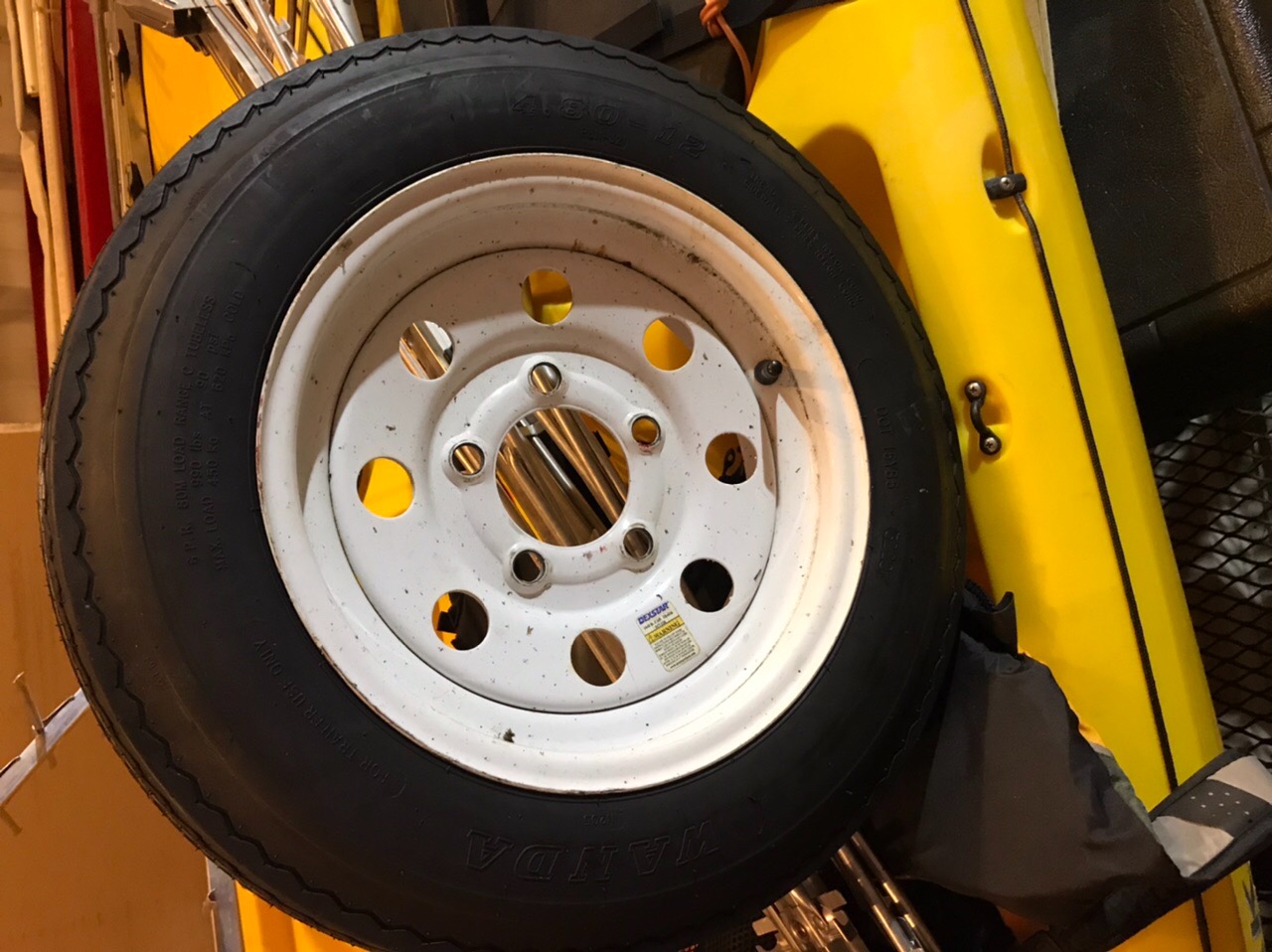 WANDA 2 Highway Boat Motorcycle Trailer Tires 4.80-8 6PR Load Range C 11029 customer photo 1