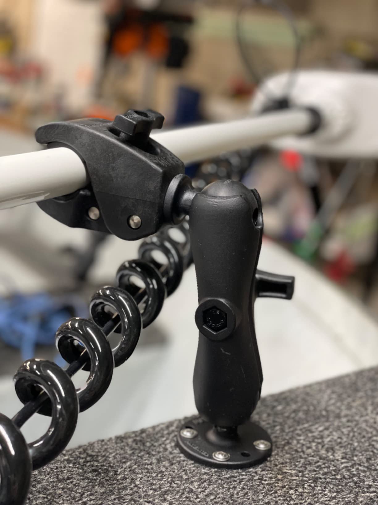 RAM Mounts Trolling Motor Stabilizer with Tough-Claw Medium Clamp customer photo 1