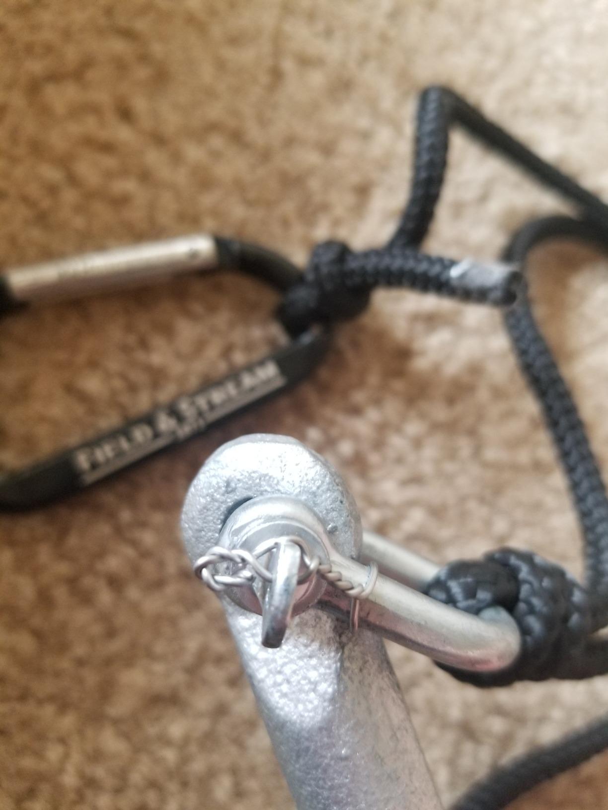 Attwood 11959-1 Universal 3 lb Marine Grapnel Folding Anchor with 20-Foot MFP Rope and Mesh Storage Bag customer photo 1