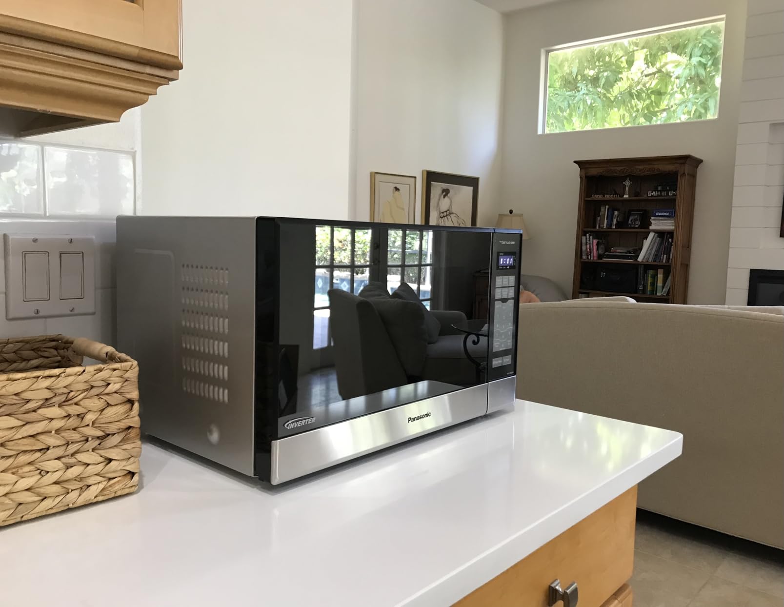 Panasonic Microwave Oven NN-SN686S Stainless Steel Countertop/Built-In with Inverter Technology and Genius Sensor, 1.2 Cubic Foot, 1200W customer photo 2