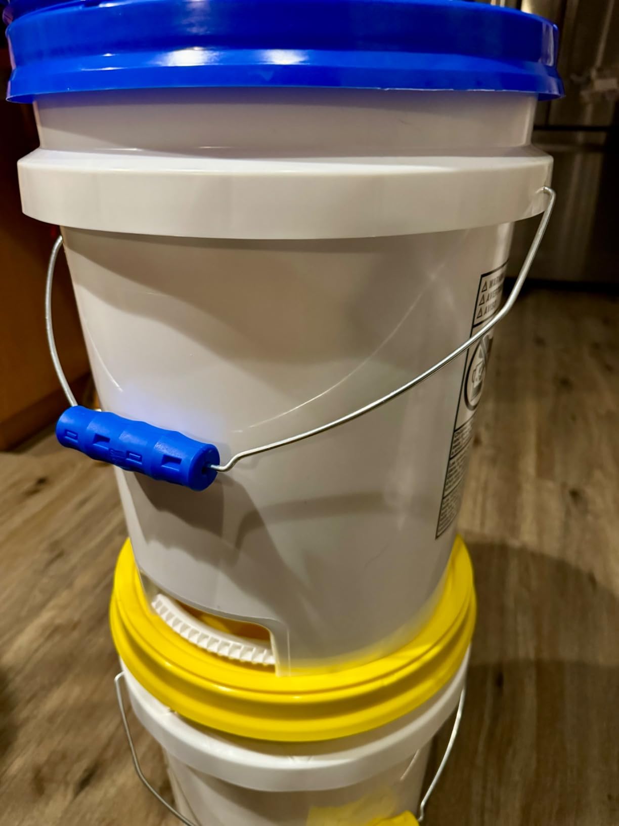 The Original Grit Guard Bucket Insert with Washboard Combo | Removes Dirt from Wash Mitt for Detailing | Car Wash Bucket Insert & Washboard | Black/Red - Made in the USA customer photo 2