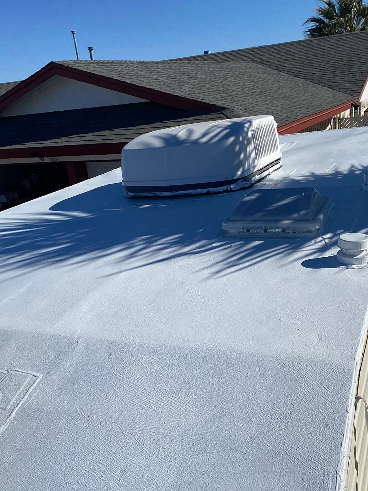 Liquid Rubber RV Roof Sealant - Camper & Trailer Coating, White, 1 Gallon customer photo 2