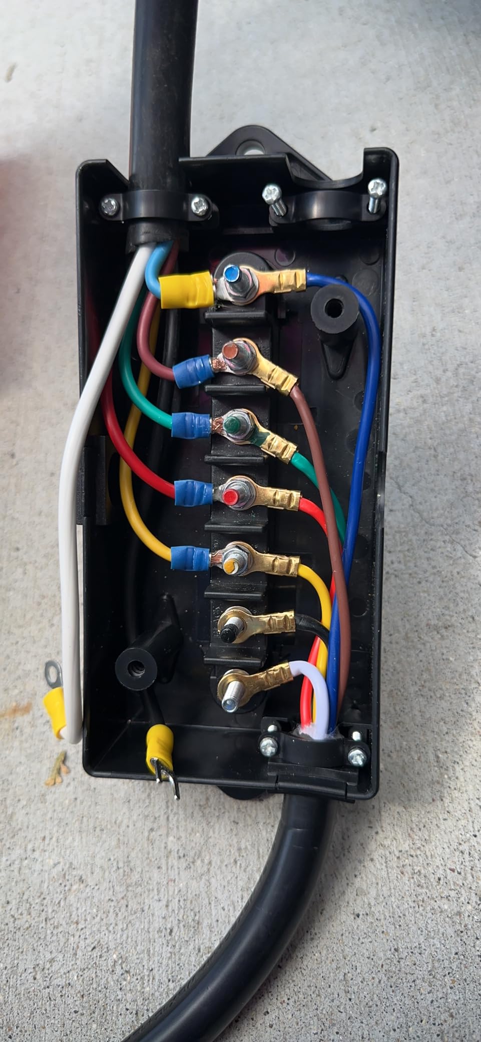 MICTUNING 7-Way Trailer Cord 8FT with Junction Box Heavy Duty, Waterproof customer photo 1