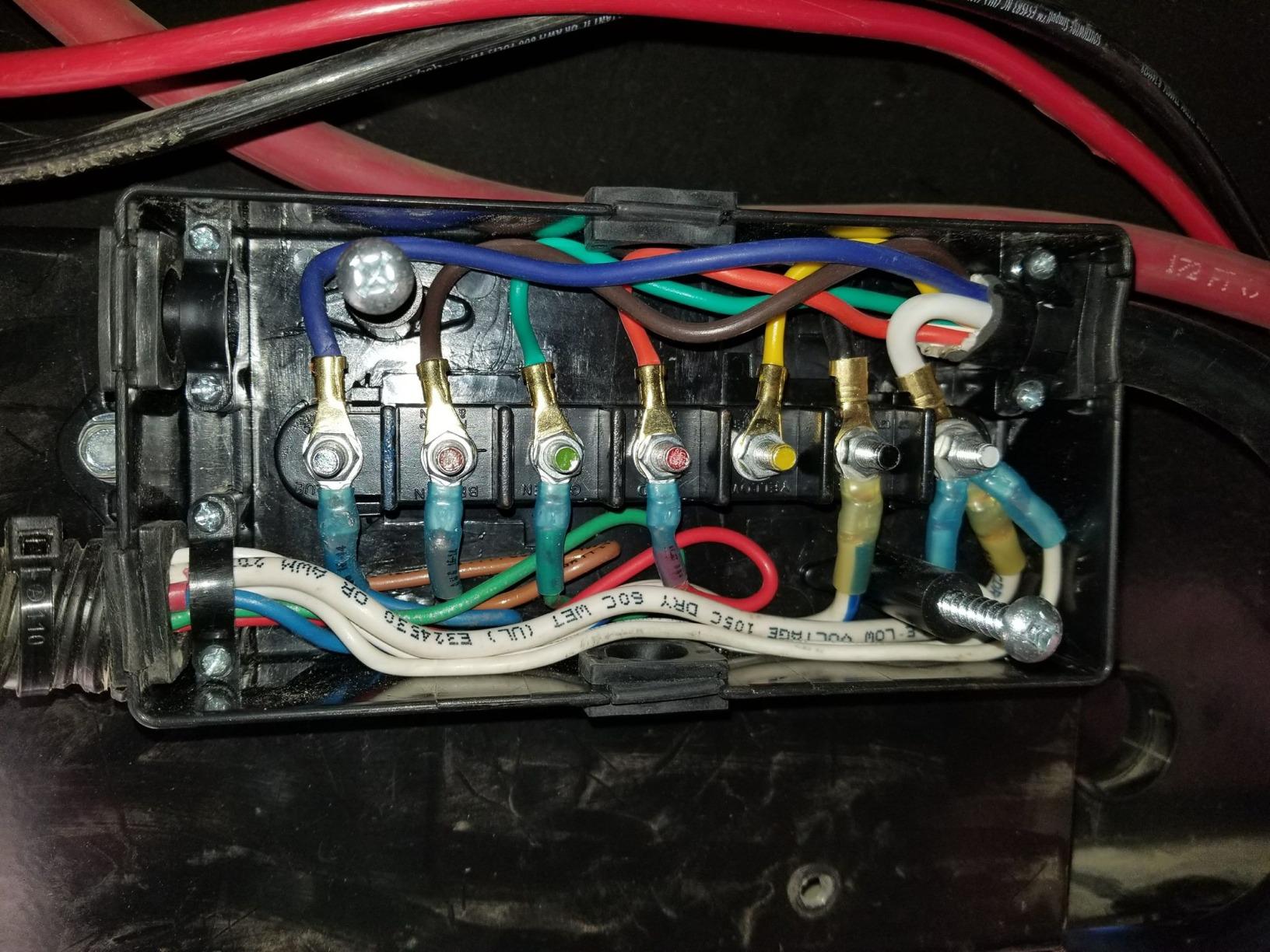 MICTUNING 7-Way Trailer Cord 8FT with Junction Box Heavy Duty, Waterproof customer photo 2