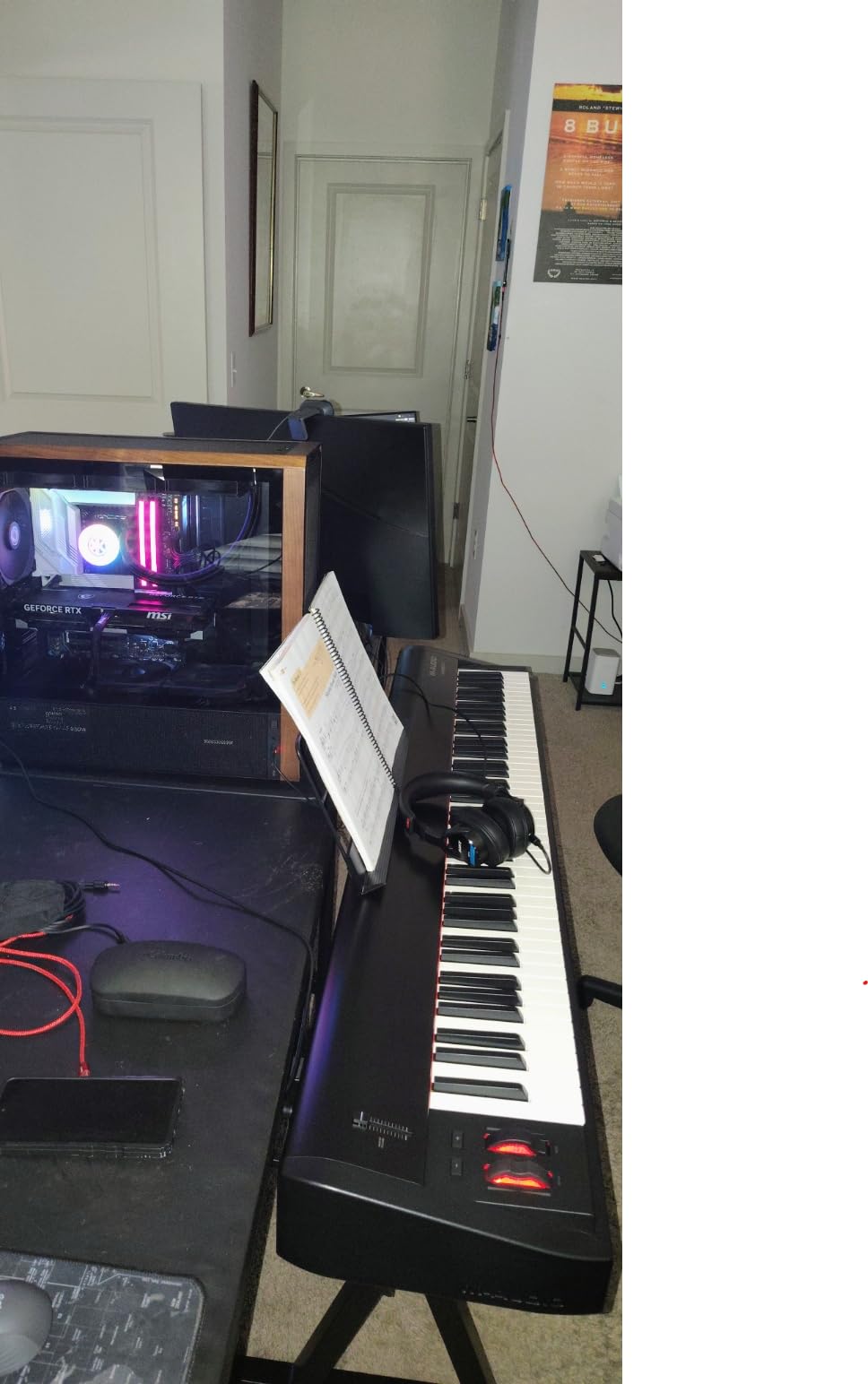 M-AUDIO Hammer 88 USB MIDI Keyboard Controller customer photo 1