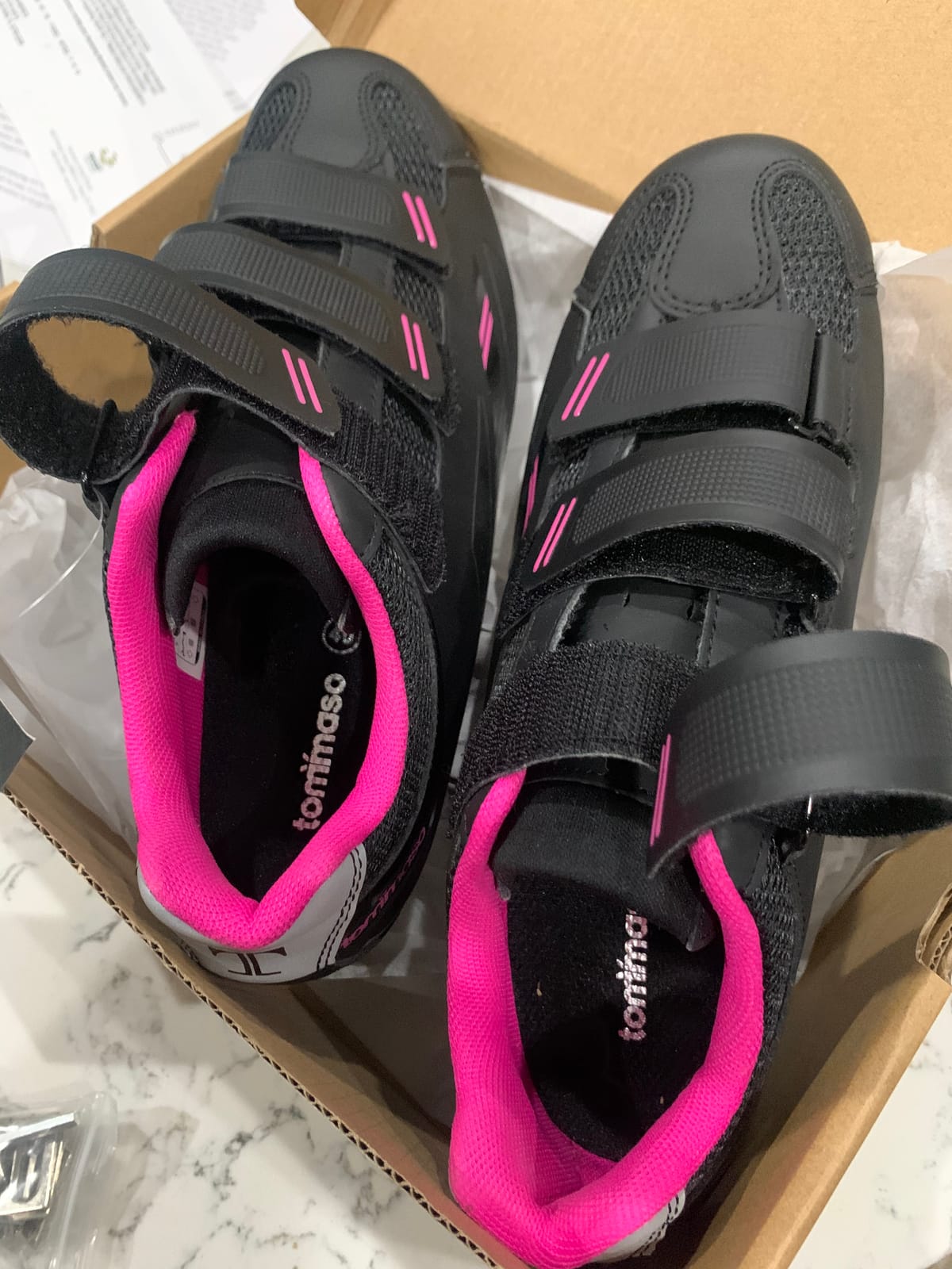 Tommaso Pista SPD & Peloton Shoes for Women—2 in 1—Fit for Peloton, Spin & Indoor Bikes—Install Your Own Delta or SPD Cleats Essential Bike Accessories for Cyclebar & Soulcycle customer photo 1